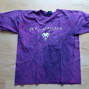 Vintage acid washed tee shirt from St Croix
